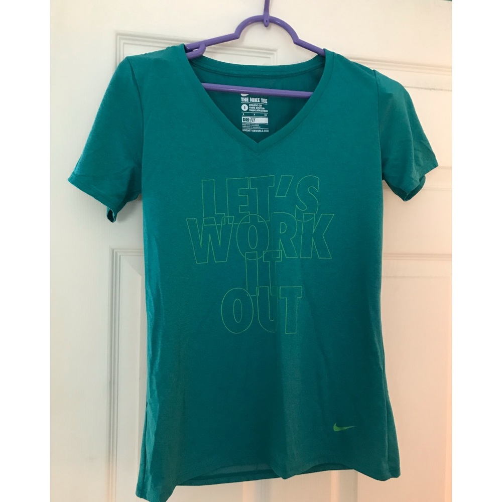 Nike “Let’s Work It Out” dry-fit shirt